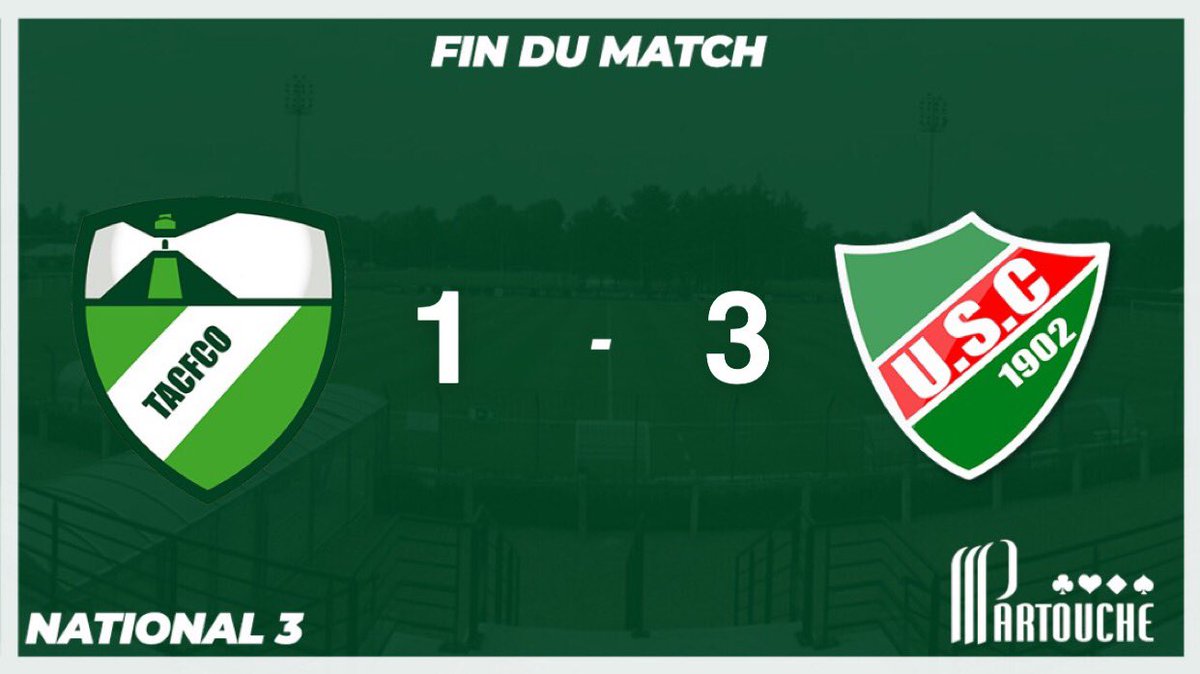 Nos touquettois s’inclinent face à Chantilly pour ce match en retard de N3.