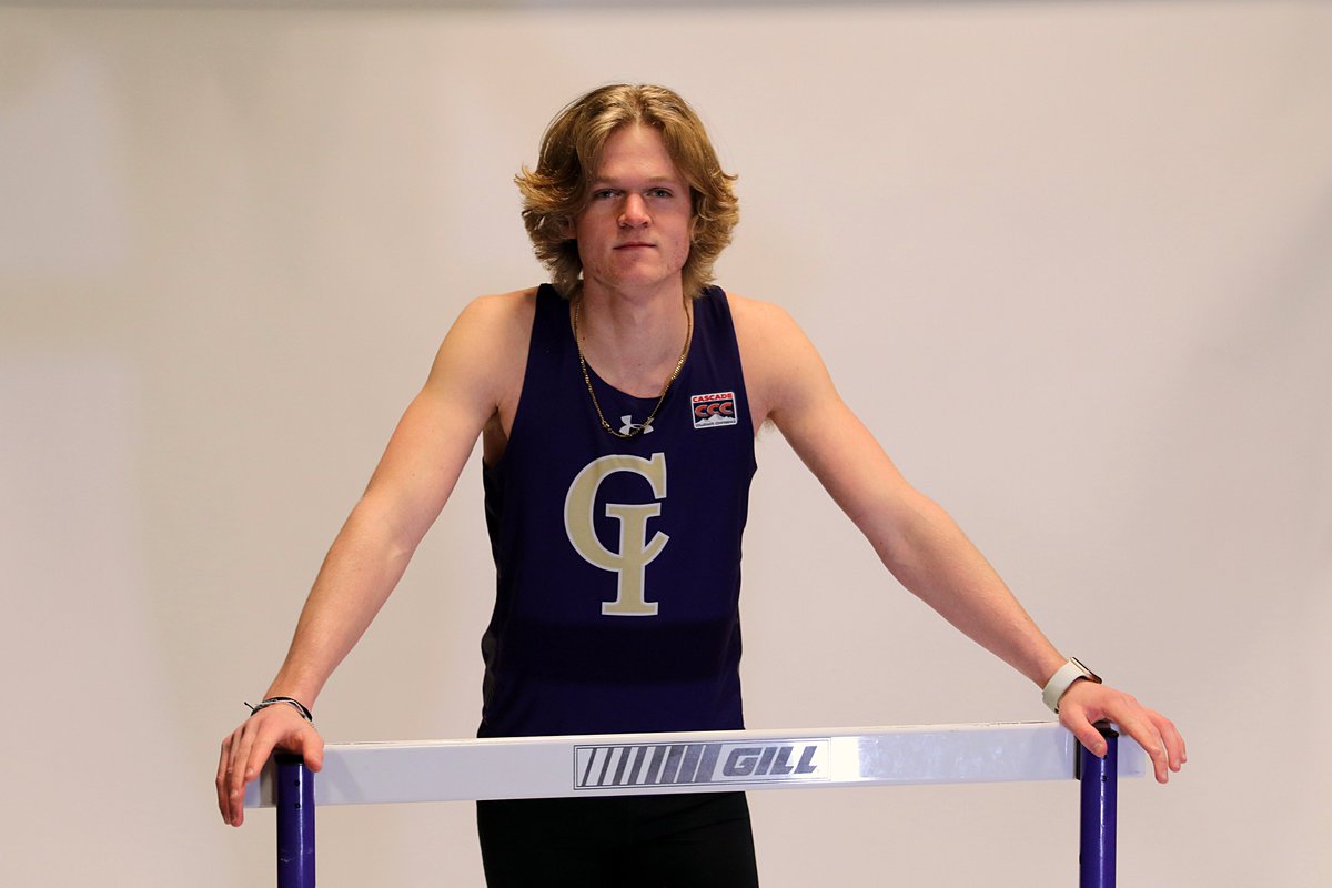 RECORD BREAKER - <a href="/CoyoteXCTF/">College of Idaho XC/TF</a> hurdler Lane Maher breaks the 60-meter hurdle school record in the prelims at Idaho State...qualifies for the final with his time of 8.35 seconds