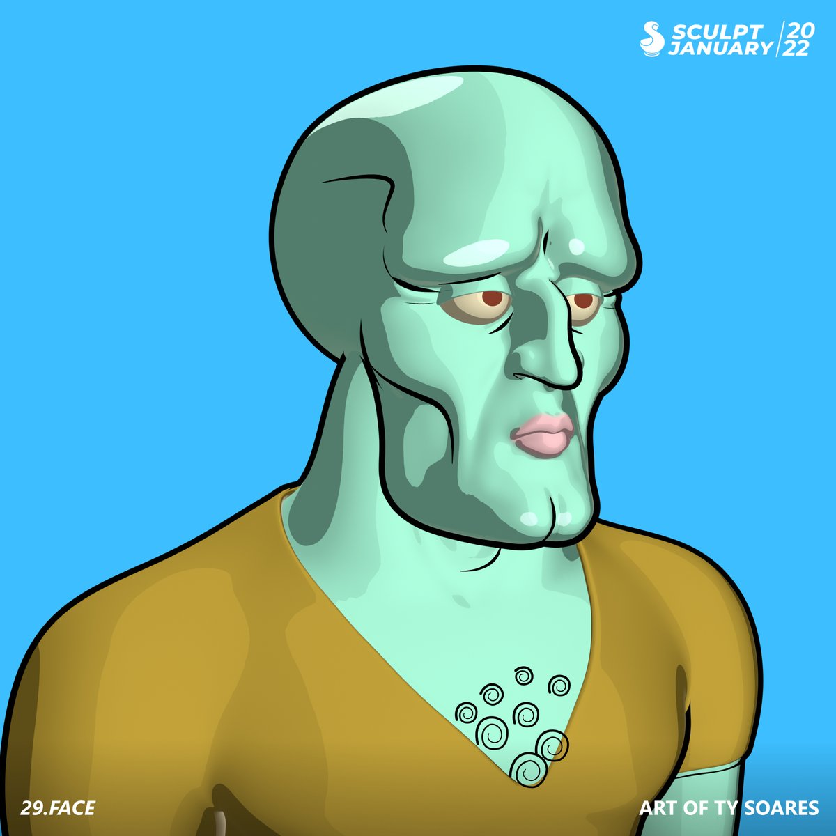 Face

#b3d #eevee #bnpr #spongebob #handsomesquidward #bobesponja #lulamolusco #sculptjanuary2022