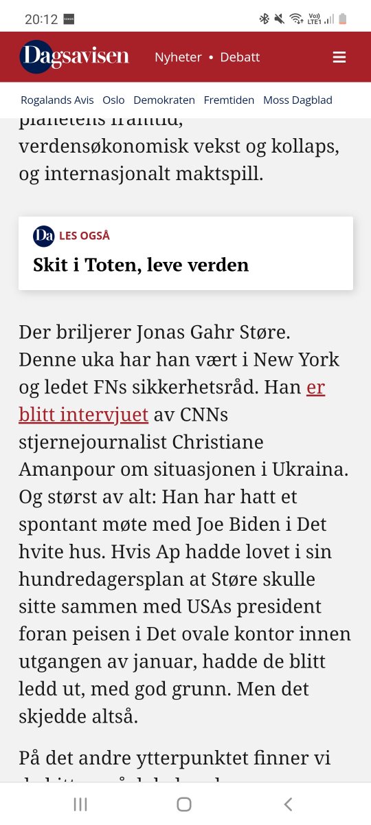 Finn deg en kjæreste som ser på deg slik Dagsavisen ser Arbeiderpartiet