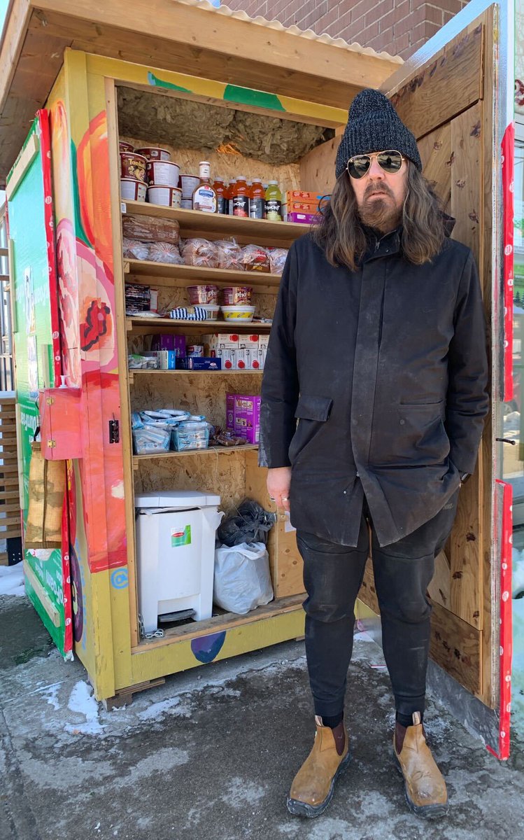 cf_hamont's tweet photo. One more thank you to @leeharveyosmond @TomWilsonArt for donating the proceeds of his artwork toward groceries for all 4 #HamOnt community fridges. We share our resources. We keep us safe. https://t.co/OHSX7u8Nsg