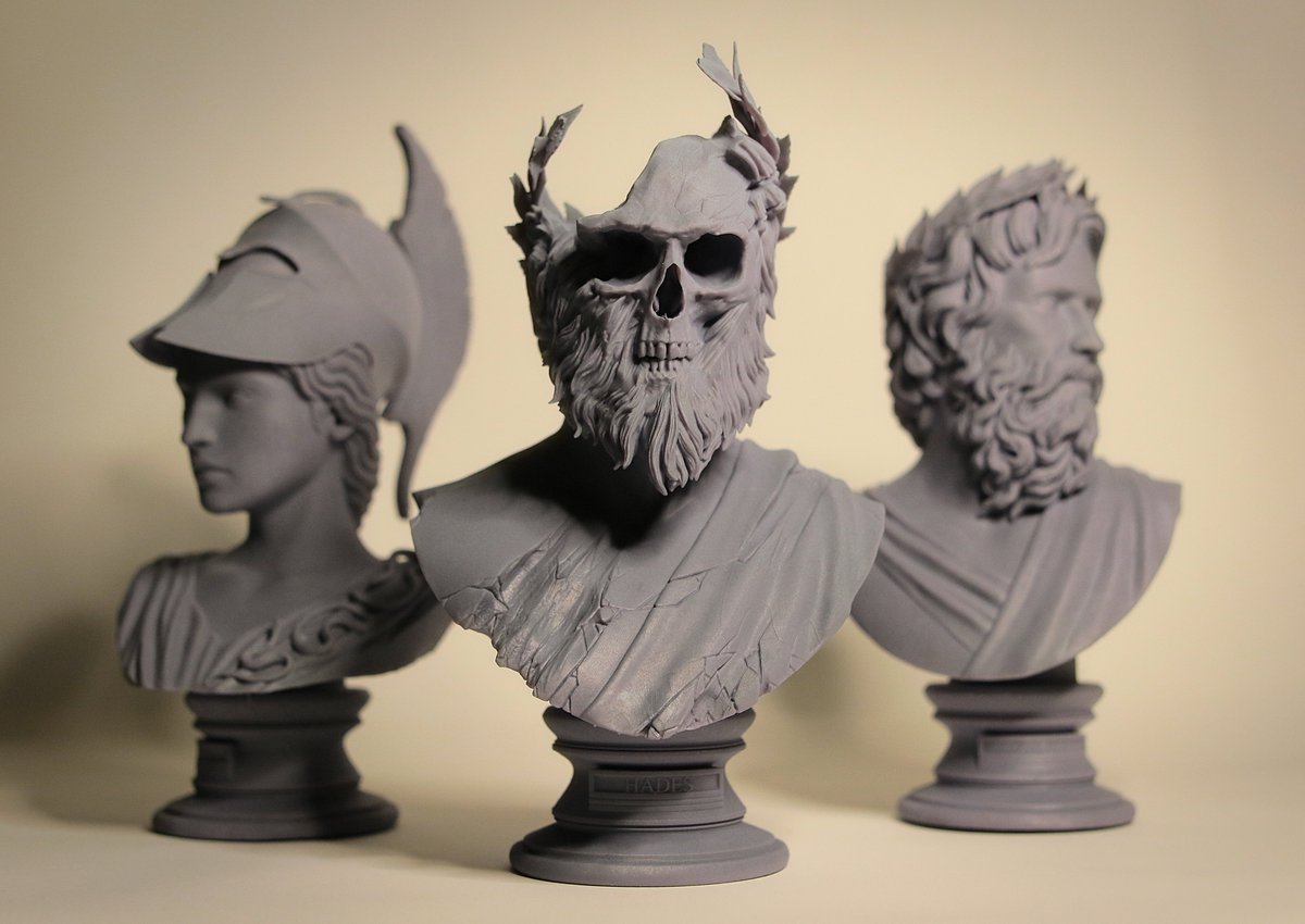 CelestialsETH's tweet photo. 3D print tests are coming along pretty well👀 

Which God would you have on display? https://t.co/VHIhMNKiNF