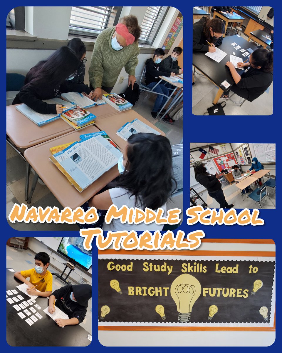 ArlenGarza1's tweet photo. The learning never stops at @NavarroMS_HISD #SaturdayTutorials🙌 Today's Students are Tomorrow's Leaders 💯 @emet_crz @NLPerez3 @MelissaAlaniz14 @yolandaroy19578 https://t.co/xBOnOD9iAt