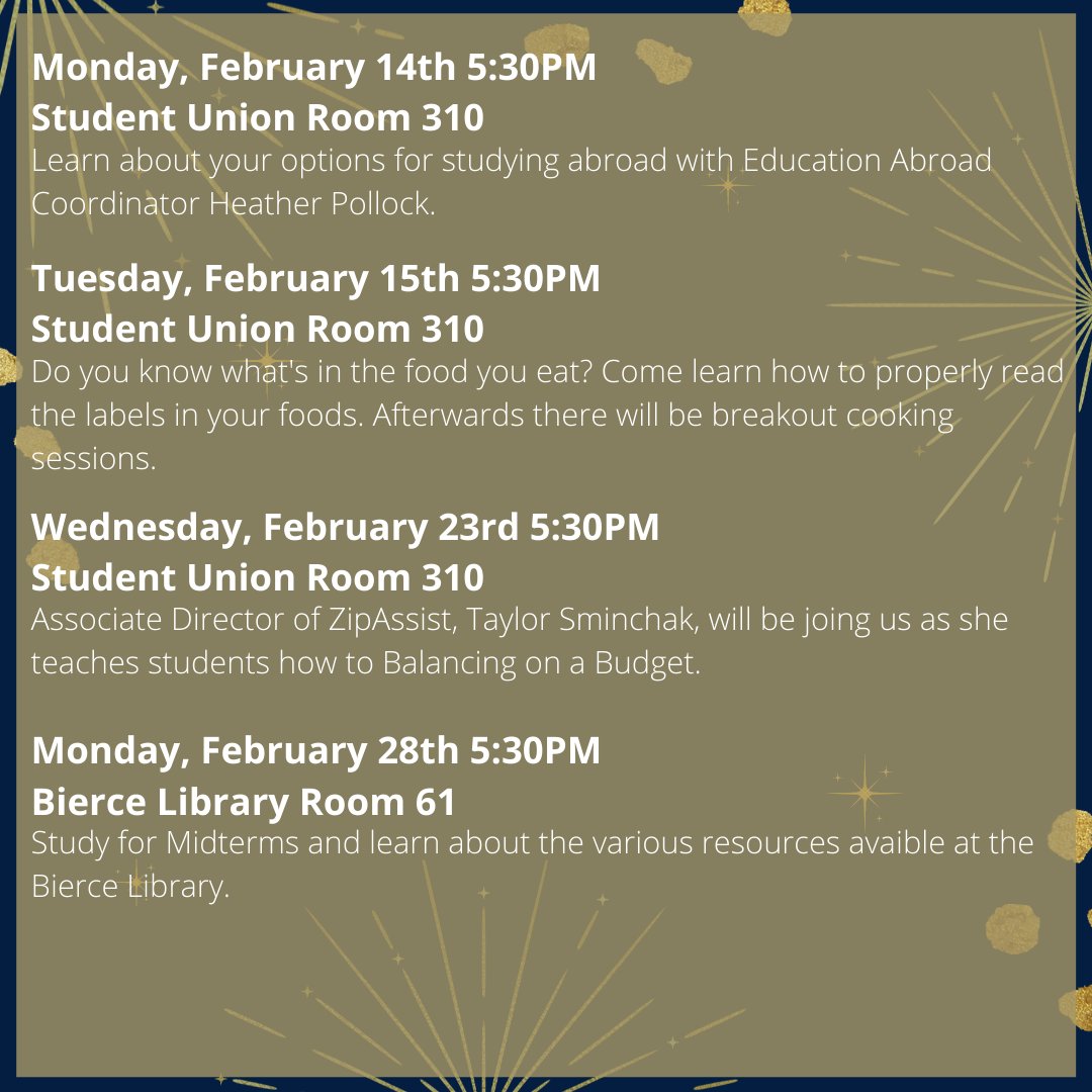 We recently made some changes to our New Year New Roo schedule check out our updated events list for more info!