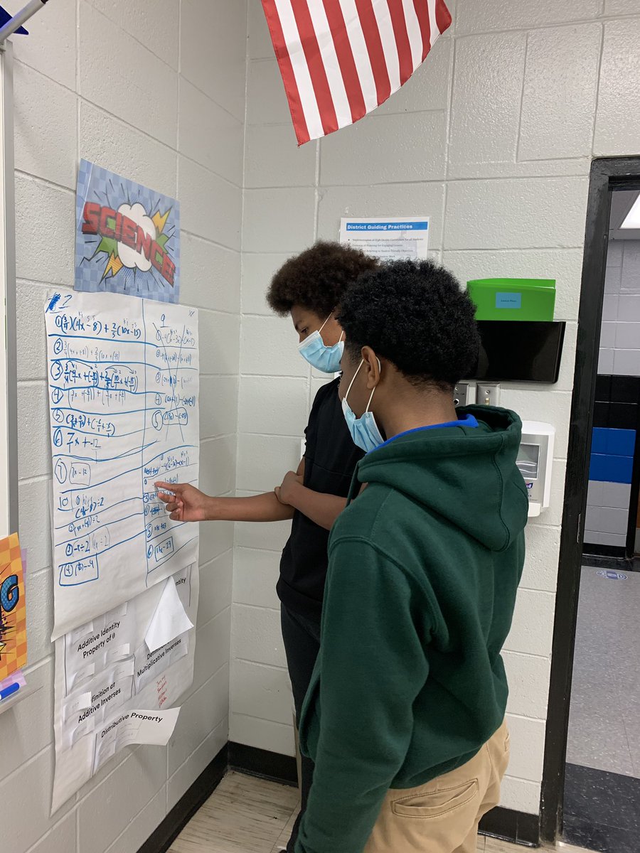 NIHSISA's tweet photo. This past week our 7th grade students evaluated expressions using the Eureka Math Squared curriculum. #EXCELTogether #ISA #STEM #EurekaMathSquared https://t.co/SaFj9ycTNP