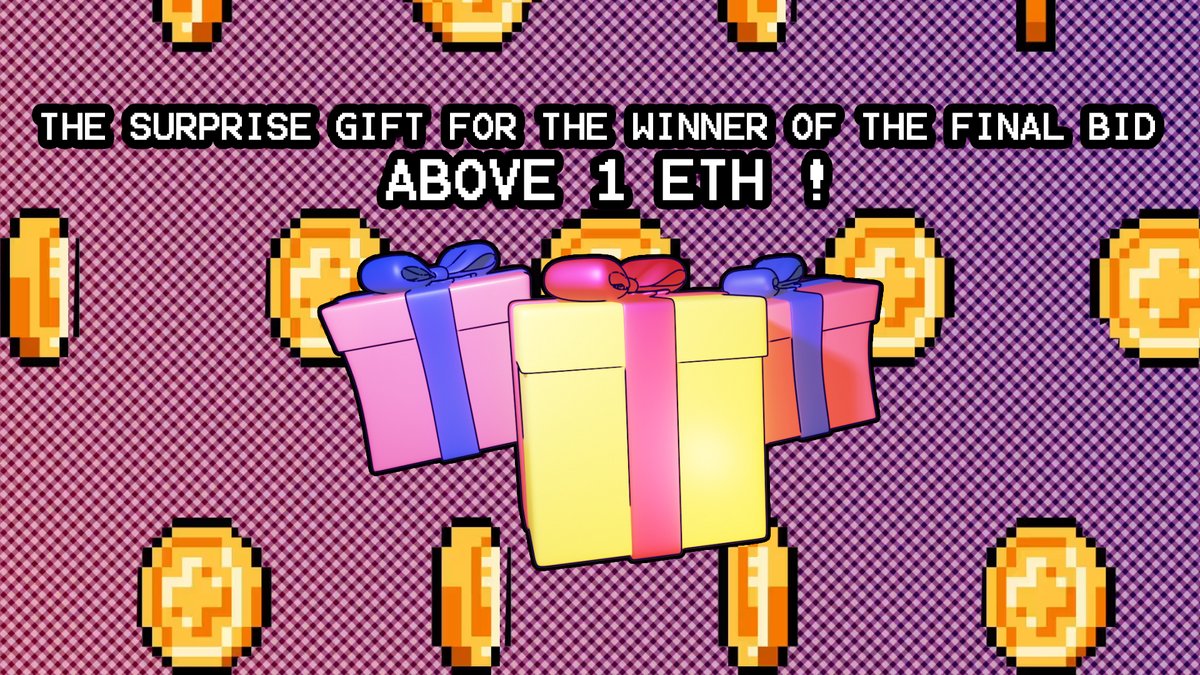 Saybua3D's tweet photo. 🌈🌈🌈✨START 0.29 ETH✨🌈🌈🌈
The surprise gift for the winner of the final bid
 above 1 ETH !!!!
https://t.co/AlWCHgM05H

#FoundationNFT #foundationcollection
#NFT #NFTCommunity  #NFTartist  #nftcollector #NFTdrop #NFTTHAILAND https://t.co/Mx5CFMo3eG