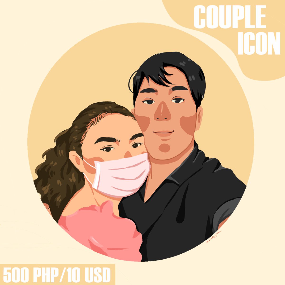 cendypanda's tweet photo. My commissions are open once again for the upcoming VALENTINE'S DAY!

Need something unique to give to your partner? Check my new styles for couples! 💛 Hurry and reserve your slots for heart's day!

#artph #commissionsopen #ValentinesDay https://t.co/CRBsCQvXnx