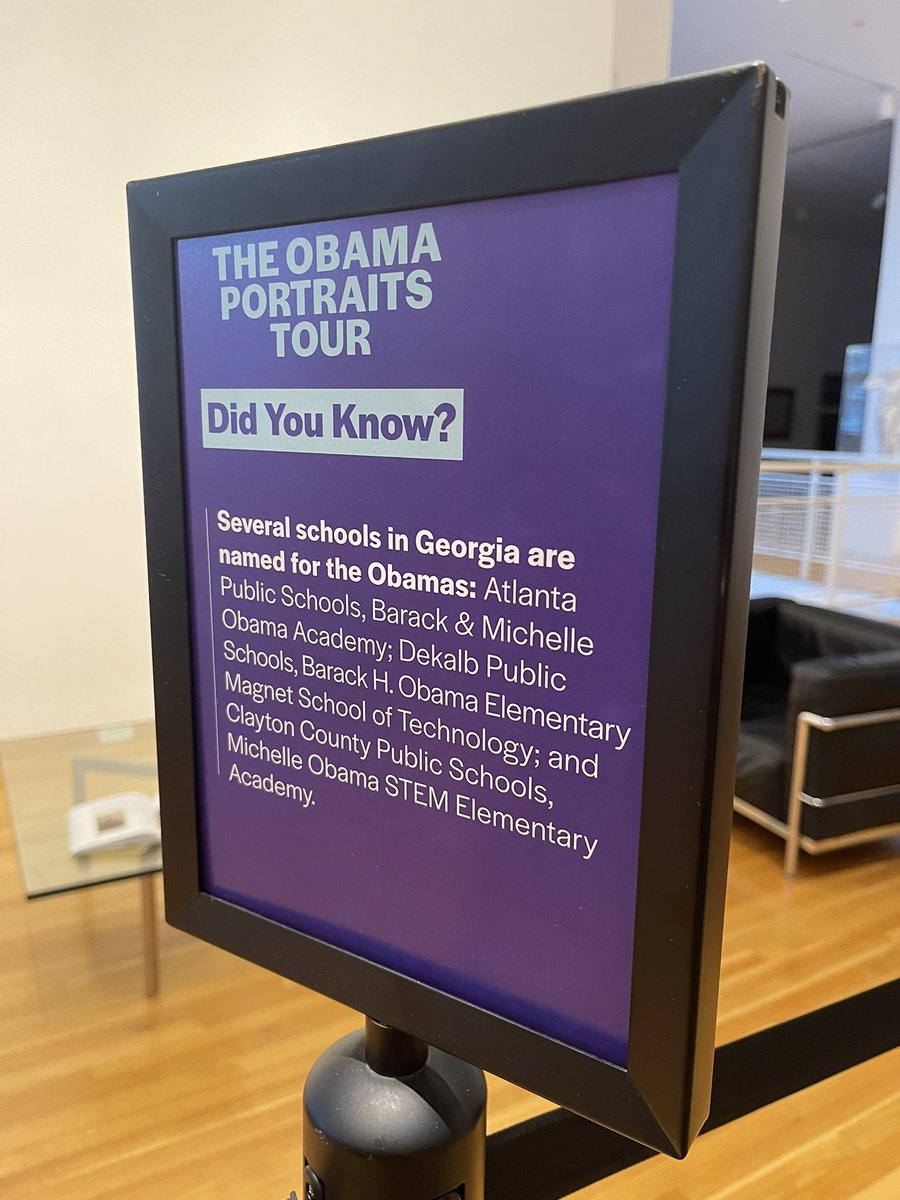 Spending my birthday weekend with our Forever First Family! #ObamaPortraitsTour #HighMuseum