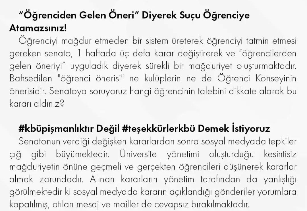 karabukuniii's tweet photo. #kbüpismanlıktır değil #tesekkurlerkbü Demek istiyoruz.
#kbüonlineistiyor https://t.co/hpqfAtjPJU