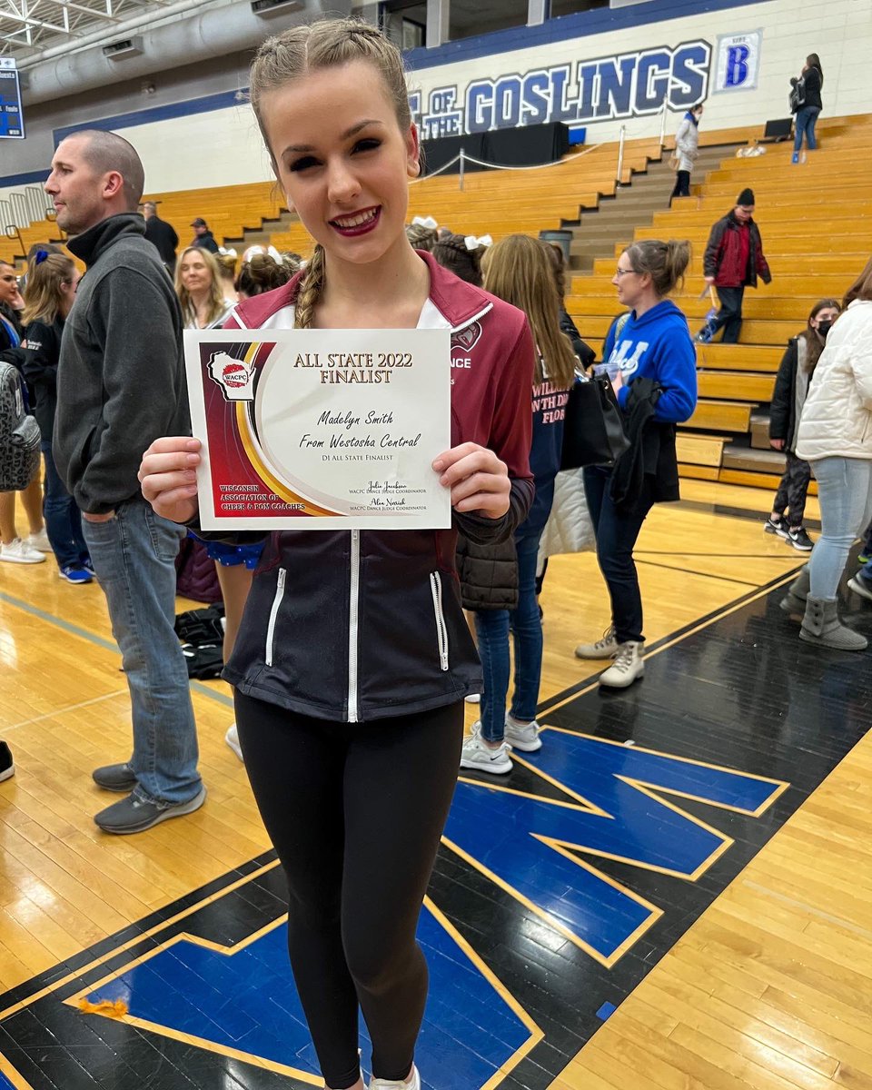 STATE BOUND!!!! For the second year in a row, your Central Dance Team will be competing at State!! 5th place in the Southern Region for D2 Pom!! &amp; congrats to Mady who is a finalist for the D1 All-State Team!!