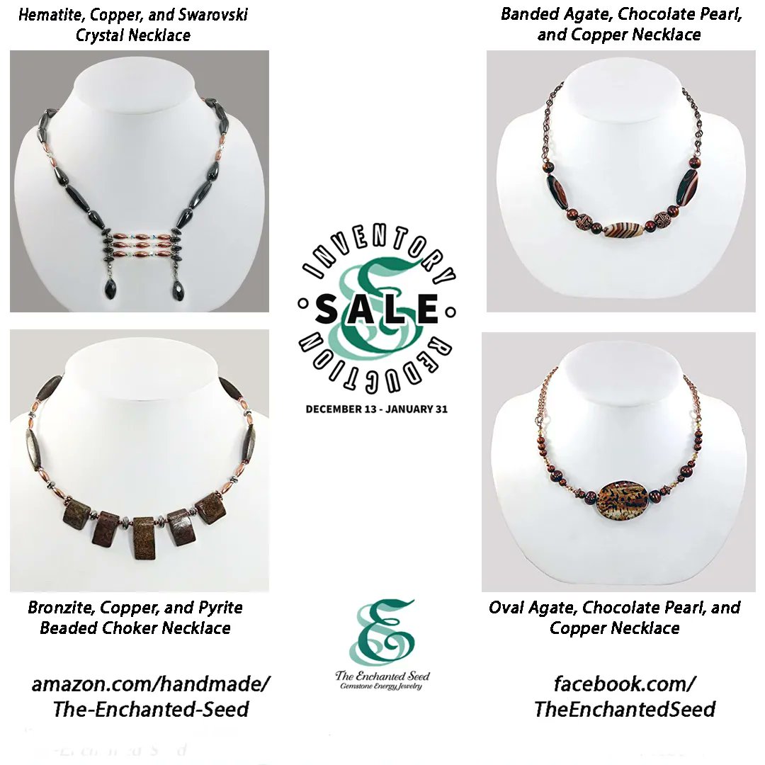 JewelryByTES's tweet photo. Only one week left until these necklaces are removed from our inventory to make room for new designs. If you snooze you lose! Visit us at https://t.co/MWJMK6iJ7R or https://t.co/ldEgfYNTcx https://t.co/uNBFqeCmGi