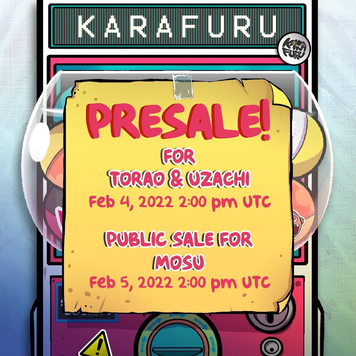 FINALLY! RT this + tag your 2 friends, and I will send some of my @KarafuruNft WL to two lucky winners ❤️🤣🤝✅🥵👀