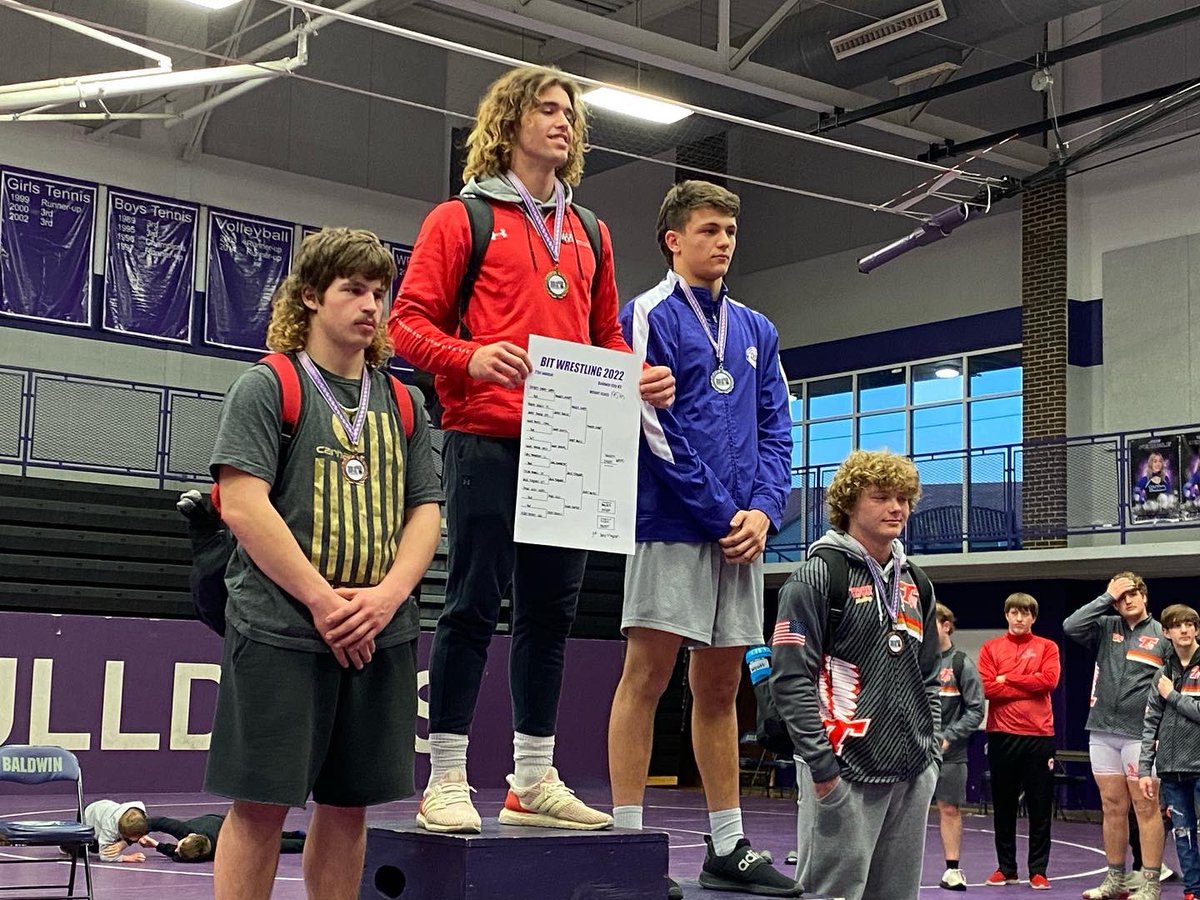 OldWrestler76's tweet photo. Red Raider wrestlers in action again today.  Hayden Oviatt 1st, Tayke Weber and Nick Cruickshank 3rd, Drew Brown 5th, and Jake Meyer 6th. https://t.co/N7SBsNDvUD