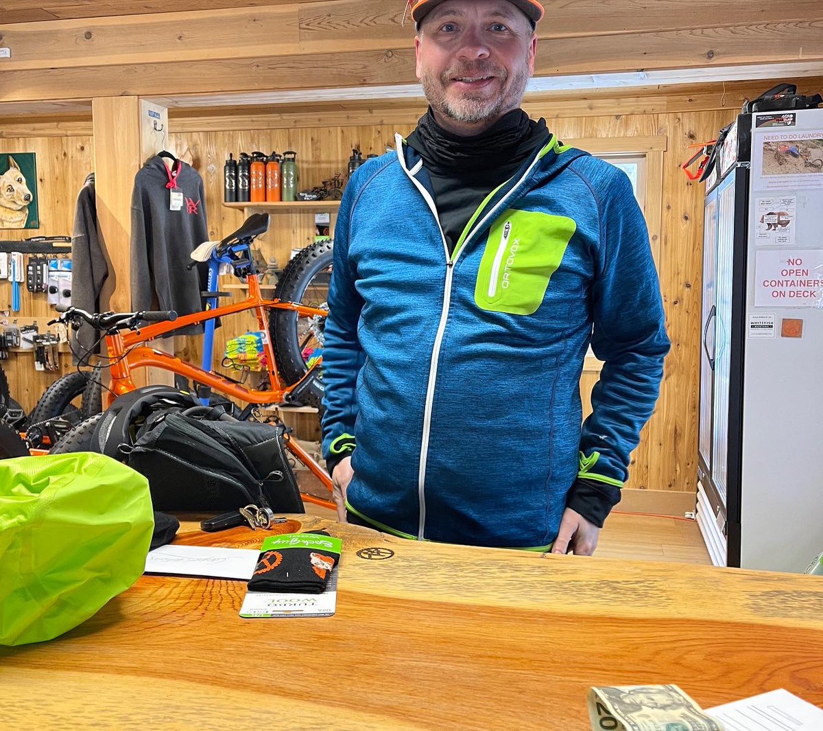 FOUND!  Congratulations Dan!!! Winner of the first week of the Winter Gear Hunt🥳👏🏻 Dan won a night stay at the WBR cabin for this summer season 2022, WBR hat and our very own Lego merino wool socks! We couldn’t be more happy for you! It was such a pleasure meeting you!