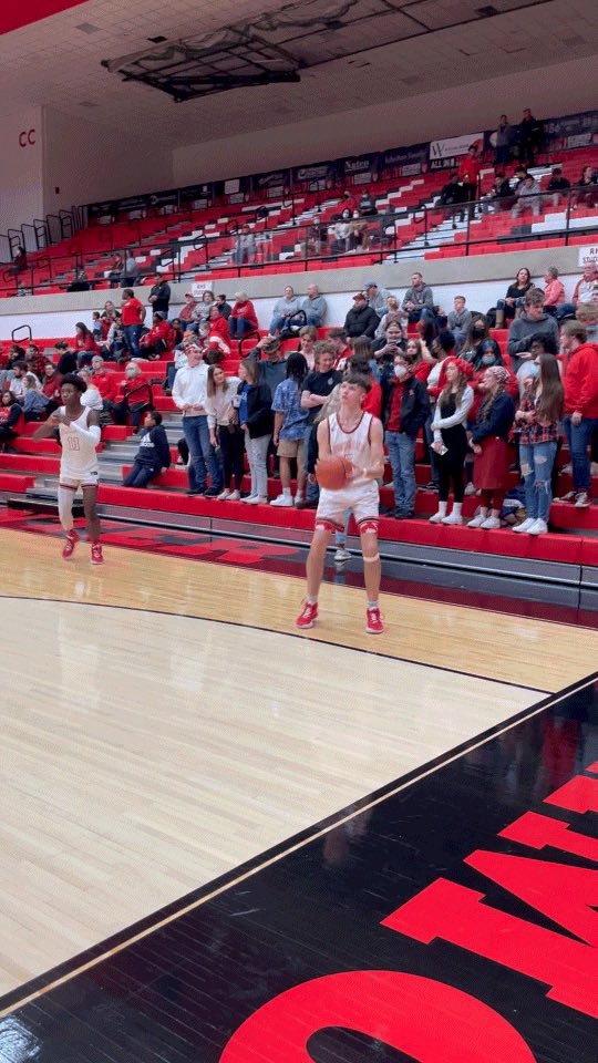 MrCoxRHS's tweet photo. Ryder Cate with 3 treys to start the game! #Grit 👹 👌 @rhsbballALLIN @RHSRedDevils https://t.co/TftzIk53bn