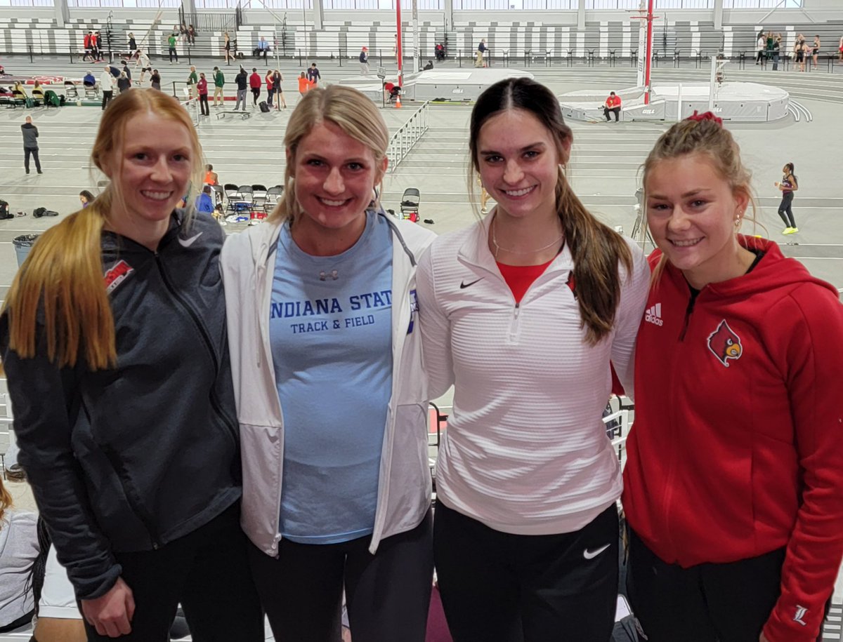 The University of Louisville track &amp; field team hosted the PNC Lenny Lyles Invitational today at Norton Healthcare Sports Center. Former Sages were representing <a href="/RedbirdTFXC/">Illinois State Track & Field/XC</a> Emelia Ness &amp; Mattie Lieb; <a href="/IndStXCTF/">Sycamore Track/XC</a> Landis Brandon; and @UofLTrackXC Aliyah Welter #GoSages