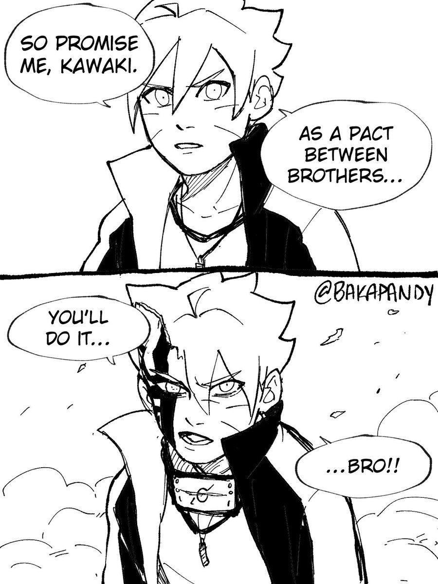 A pact between brothers #BORUTO 