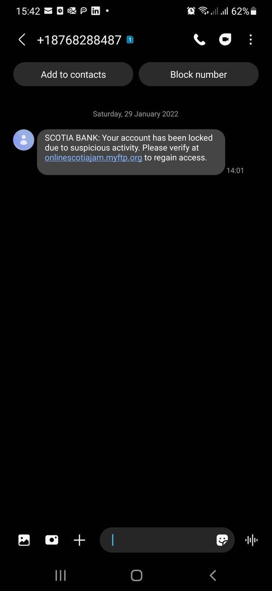 Hello_Mookie's tweet photo. @ScotiabankJM  this doesn't seem legit https://t.co/9B8wXnT5d3