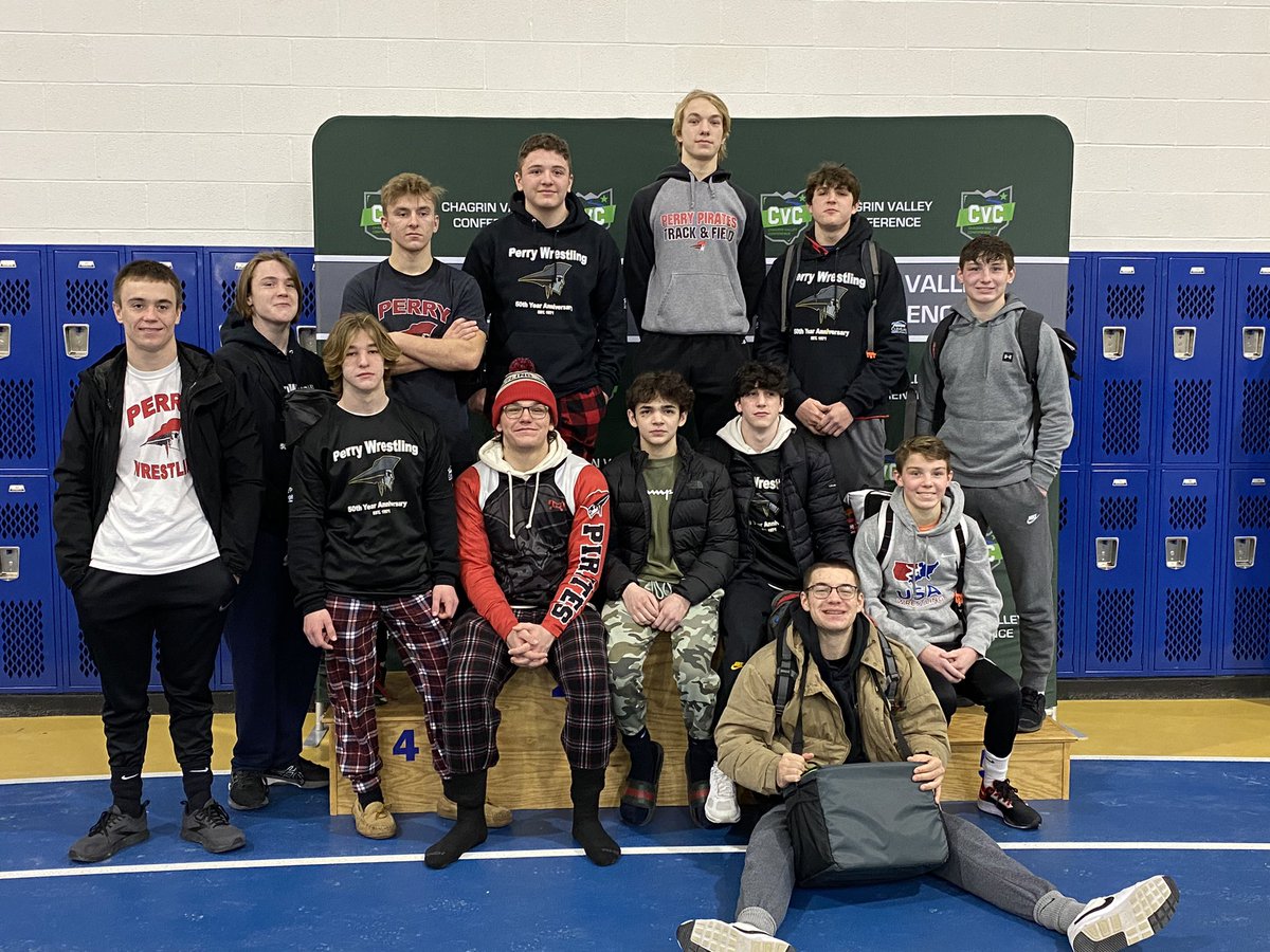 Wrestling_Perry's tweet photo. .@CVC_Athletics Wrestling Tournament Champions! @Perry_Pirates @drowan5250 https://t.co/Q3x45l2ULG