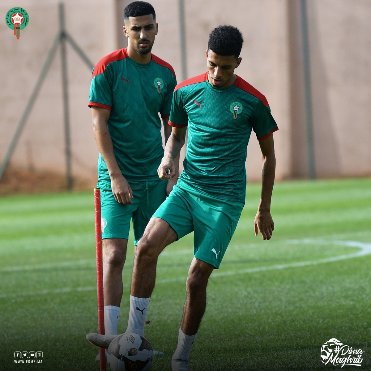EnMaroc's tweet photo. Focused on the BIG day! All set 🙌🏻

#DimaMaghrib 🇲🇦 #AtlasLions #TeamMorocco #AFCON2021 https://t.co/trVnxIPZgb
