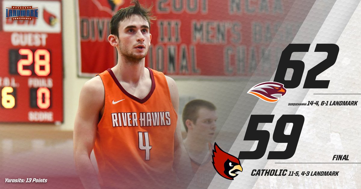 MBB | DUB SECURED!

Huge road win for the guys, great job @susquehanna_mbb!! Four straight Ws, and 9 of the last 10 in the W column!

#AllIn // #GoSU // #RiverHawkPride