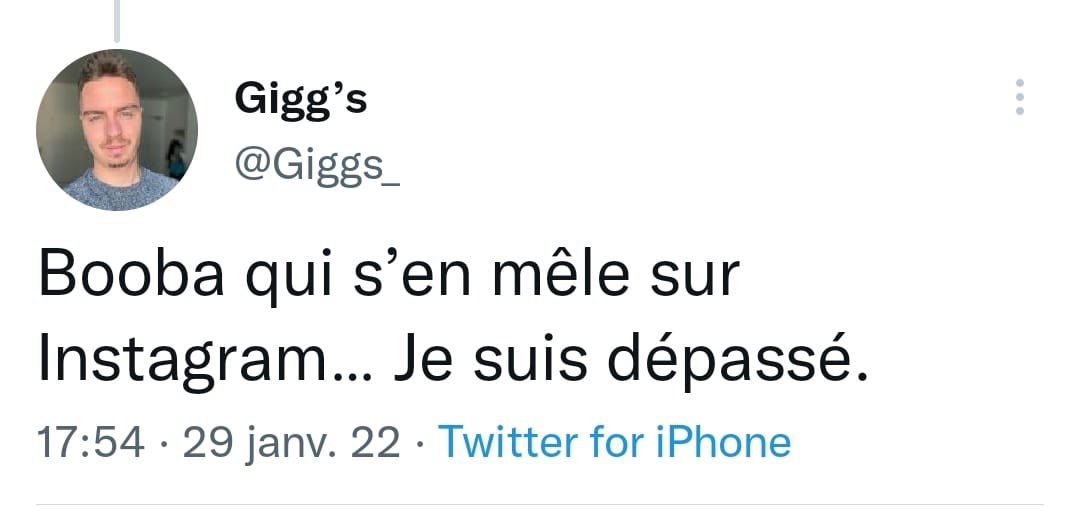 booba's tweet image. .@Giggs_ c’qu’y faut que tu comprennes c’est que lui quand y perd 2-1 c’est comme si il avait gagné 1 à 2 t’as capté? C’est la psychiatrie 🤣 lui si il a 1 numéro du loto, le lendemain matin première heure il est à la Française des jeux avec sa cravatte en fer! C un fou 🤣🤣🤣