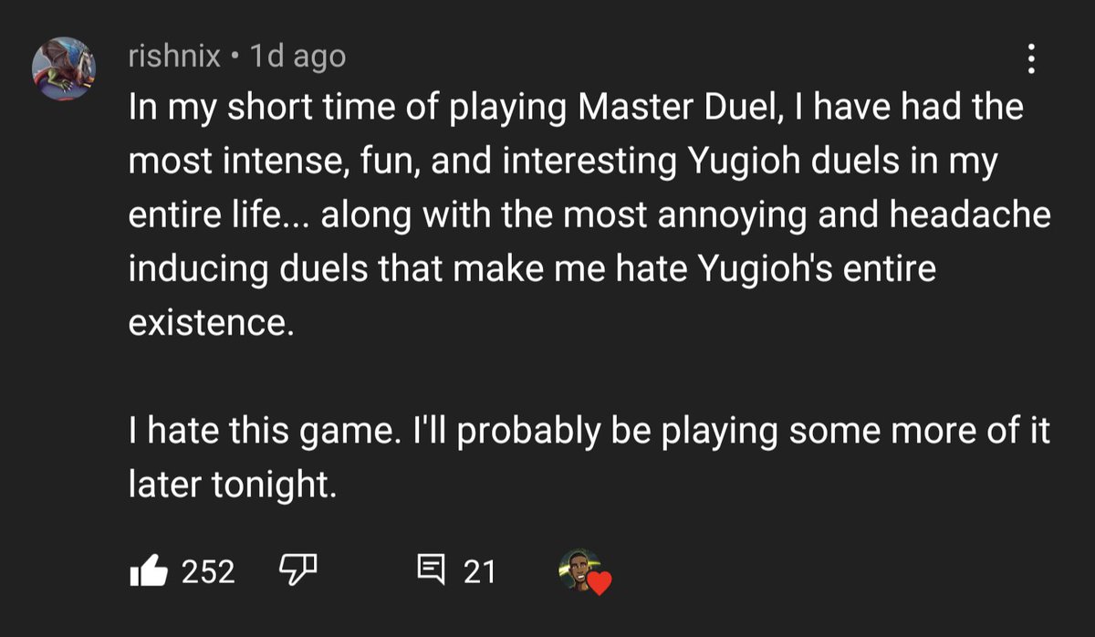 TeamAPS's tweet photo. Literally the best description of Yugioh Master Duel anyone has ever said https://t.co/hp0a0CkMR5