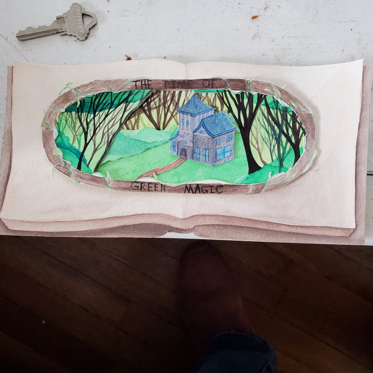 hollandsha's tweet photo. @hilary_mckay My daughter enjoyed your book. She made this. https://t.co/LOcgFWmRUS