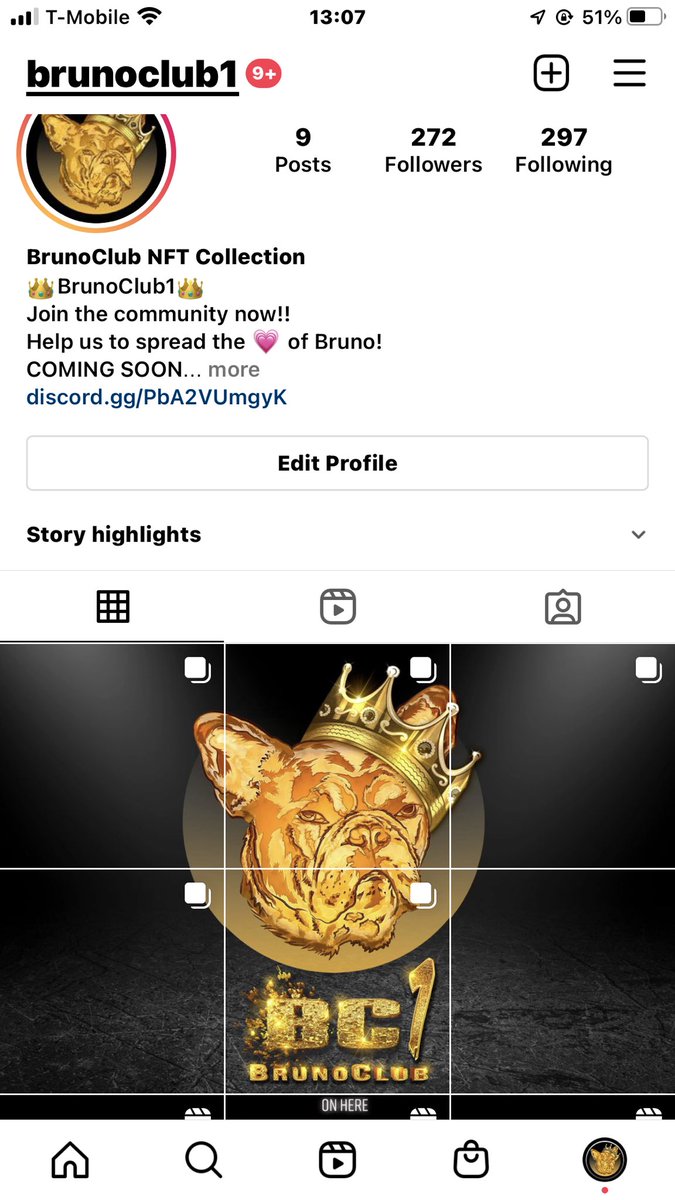 Happy Saturday everyone! ✨ Have you join my #Instagram yet?🔥🔥

#Insta #Instagramcommunity #BrunoClubNFTcollection #KingBruno #ImBruno