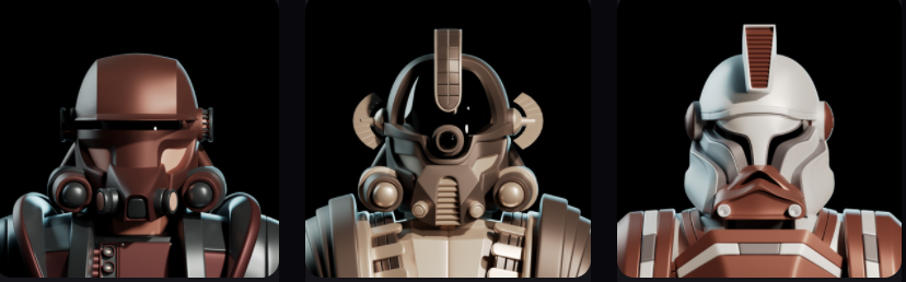 Edub32's tweet image. new here and just getting started but super happy to be part of the community of Bounty Hunters, here are my hunters
@BountyHunterNFT