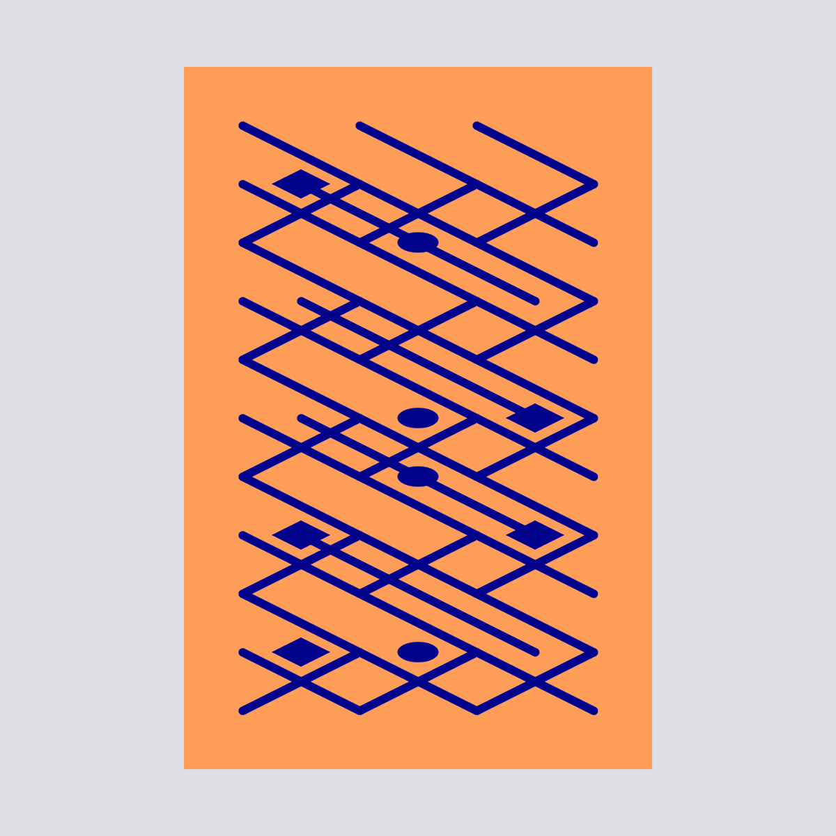 m8roberto's tweet photo. Day 29: Isometric perspective.

Response:
Slalom gameplan. 
#genuary #genuary2022 #generativeart https://t.co/9yDR77Dctp