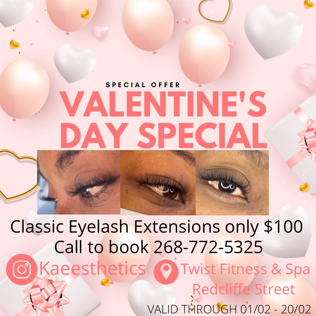 Y’all should let me do your lashes for vday 💕
