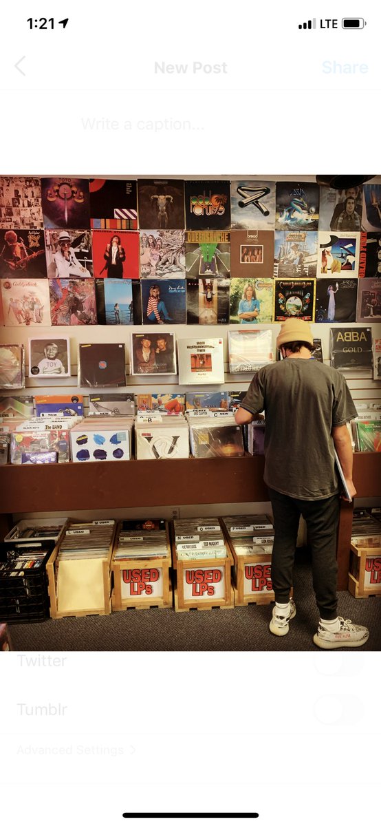 McNeiceRyan's tweet photo. Elliot @MushMindco browses at 4,000 Holes Record Store. https://t.co/8UUNGRBLh5