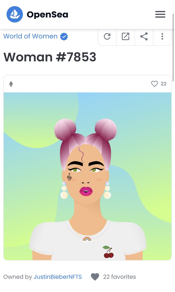StepheneKlein's tweet photo. #nftalerts π€©JustinBieber #NFTs coming in HOT this afternoon with a 500 ETH #BAYC π₯π₯π₯ and a #worldofwomennft with pink pomps, treble clef & cherry π t-shirt.
*alpha for stars #StarAlpha #alphaNFT https://t.co/8N4jICIkPJ