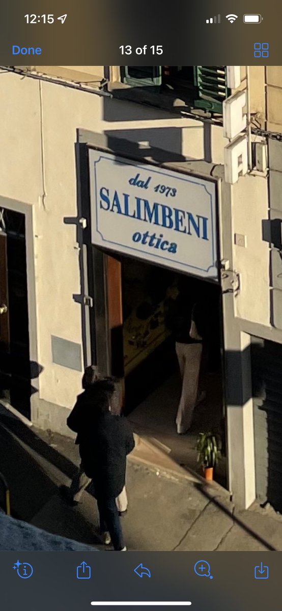 My sister is sending pics from her study abroad in Italy and I spent 10 minutes on the toilet trying to figure out what kind of restaurant this was before realizing it was just an optometrist