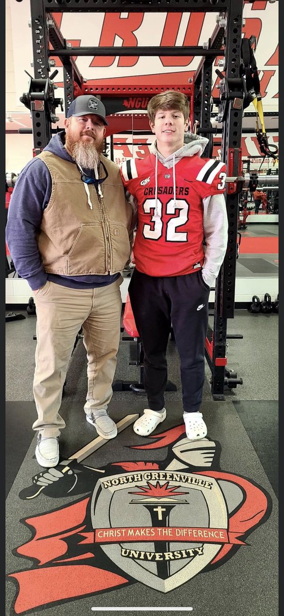 ZachJordan381's tweet photo. Had a great visit today @NGUFootball1 @ngucrusadersHBC @coach_dbaker @Clover_Football https://t.co/vjUHrpbePp