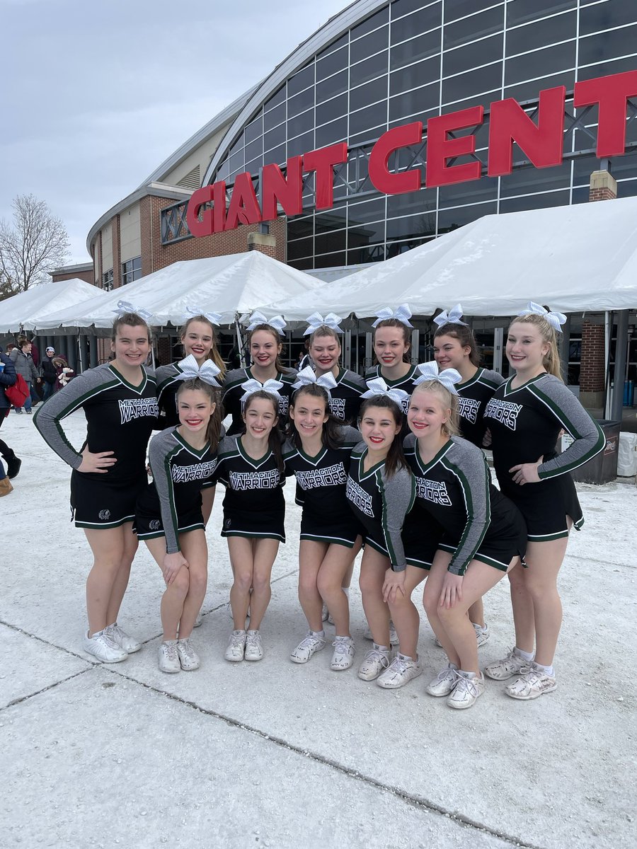 Congratulations to the Methacton Varsity Cheerleaders, 7th in the state in the 3A small varsity division of 39 teams! Amazing job ladies- two fantastic performances!