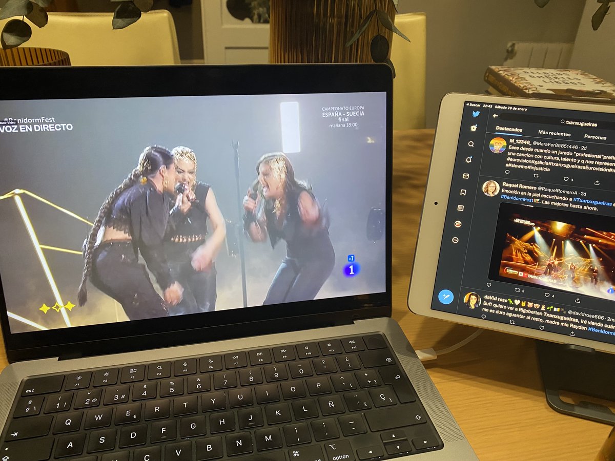 No estamos llorando, es que se nos ha metido un poco de TERRA en el ojo.  #BenidormFest