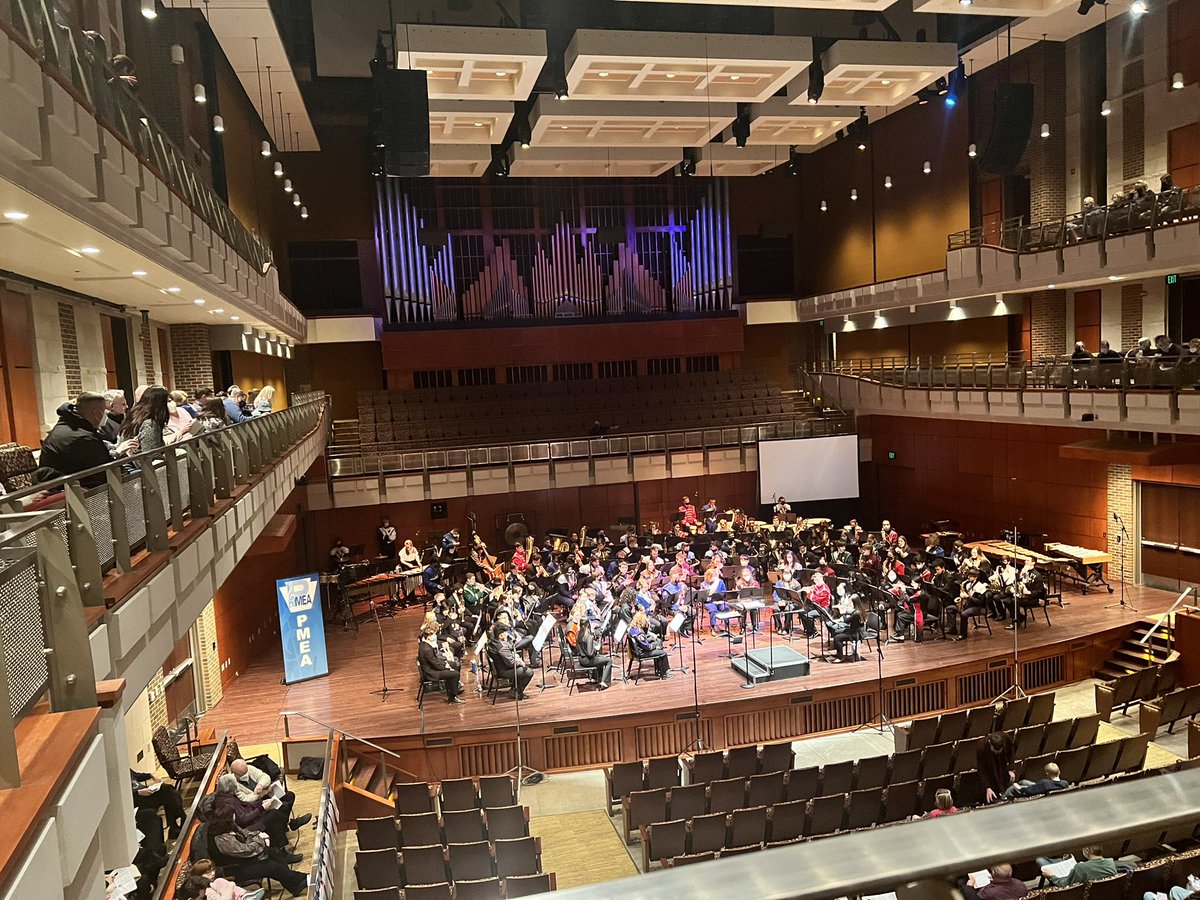 PMEA District 7 Upper Band is about to begin!  So nice being back to in person festivals after two years! #bshsrocks #bssdproud