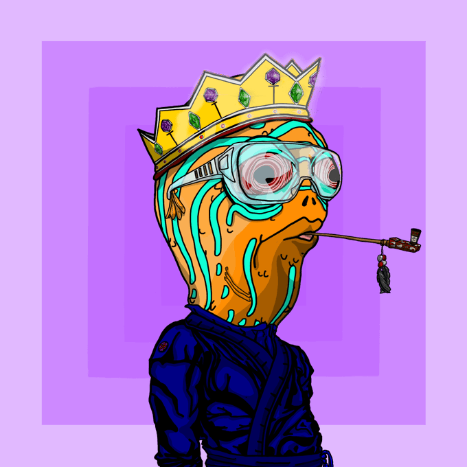 GeoRubio24St's tweet photo. Wet Fish Aquarium #96 The Art is Dope ๐๐ ๐ #Epic #ShapeofWater #WetFish #SOL #NFTs https://t.co/lZRdxAnBCW