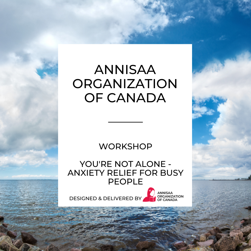 ANNISAAORG's tweet photo. 📢 YOU’RE NOT ALONE w/ Rosalin Krieger wkly on MON &amp; WED at 7 PM (EST)

Many of us experience #anxiety during this #pandemic. This support grp will teach us how to patiently engage better, fear it less, without shame.

➡️https://t.co/MNaLeLHaqf 

#annisaaorg #mentalhealthmatters https://t.co/vvaqTZUApK
