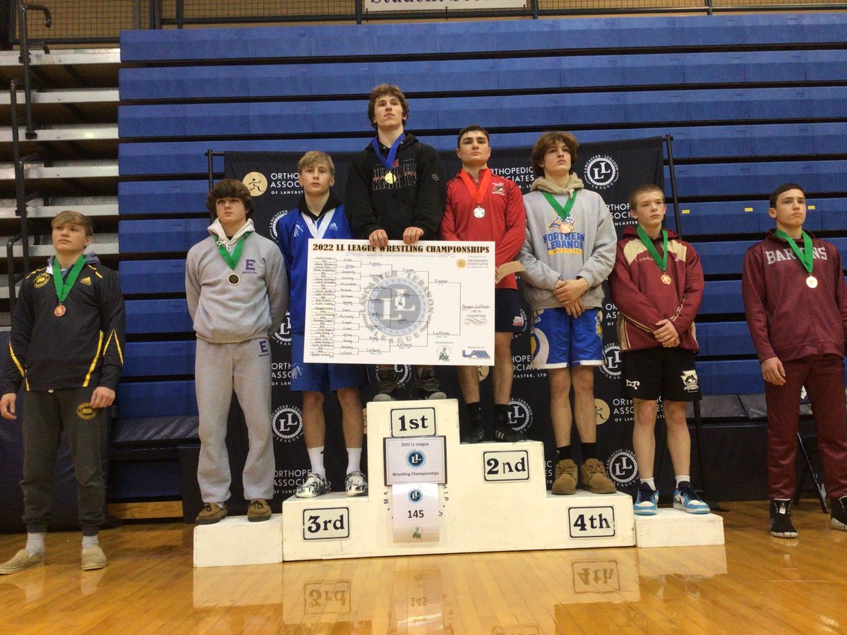 Reagan LeFevre, 2022 LL League Wrestling CHAMPION at 145 lbs