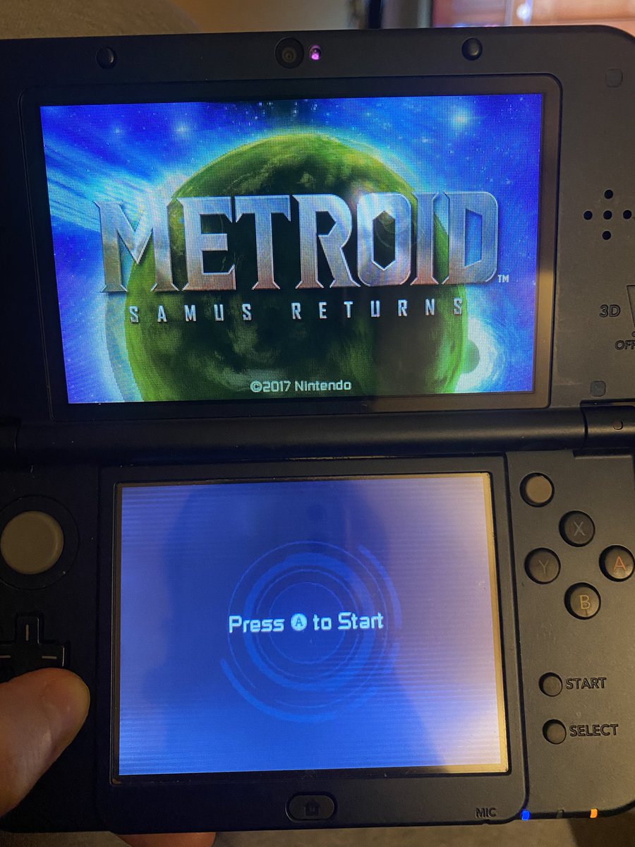 Continuing my venture into the Metroid series with Samus Returns! So excited for this one 😁 #metroid
