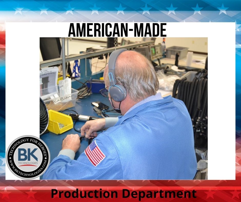 BKTechUSA's tweet photo. Microphones are another part of the mobile assembly line that receives ample attention. Here we have Bill performing final assembly operations with a mobile microphone.
#bktechnologies #americanmade #technologyforheroes #melbournefl https://t.co/fbrWWCjvN1