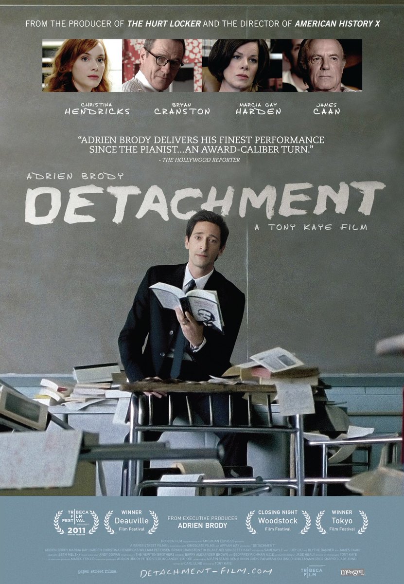 kenanarpacioglu's tweet photo. #Detachment #Kopma tüm anne babaların ve eğitimcilerin izlemesi gereken, tüm modern toplumlarda geçerli olabilecek ortak sorunlara ilişkin mesajları ve #AdrienBrody’in usta oyunculuğu, anlatımı ile taçlanmış başarılı bir #dram #film. İzledik, beğendik; tavsiye olunur. #Sinema 🎥 https://t.co/VhjTYjvSOj