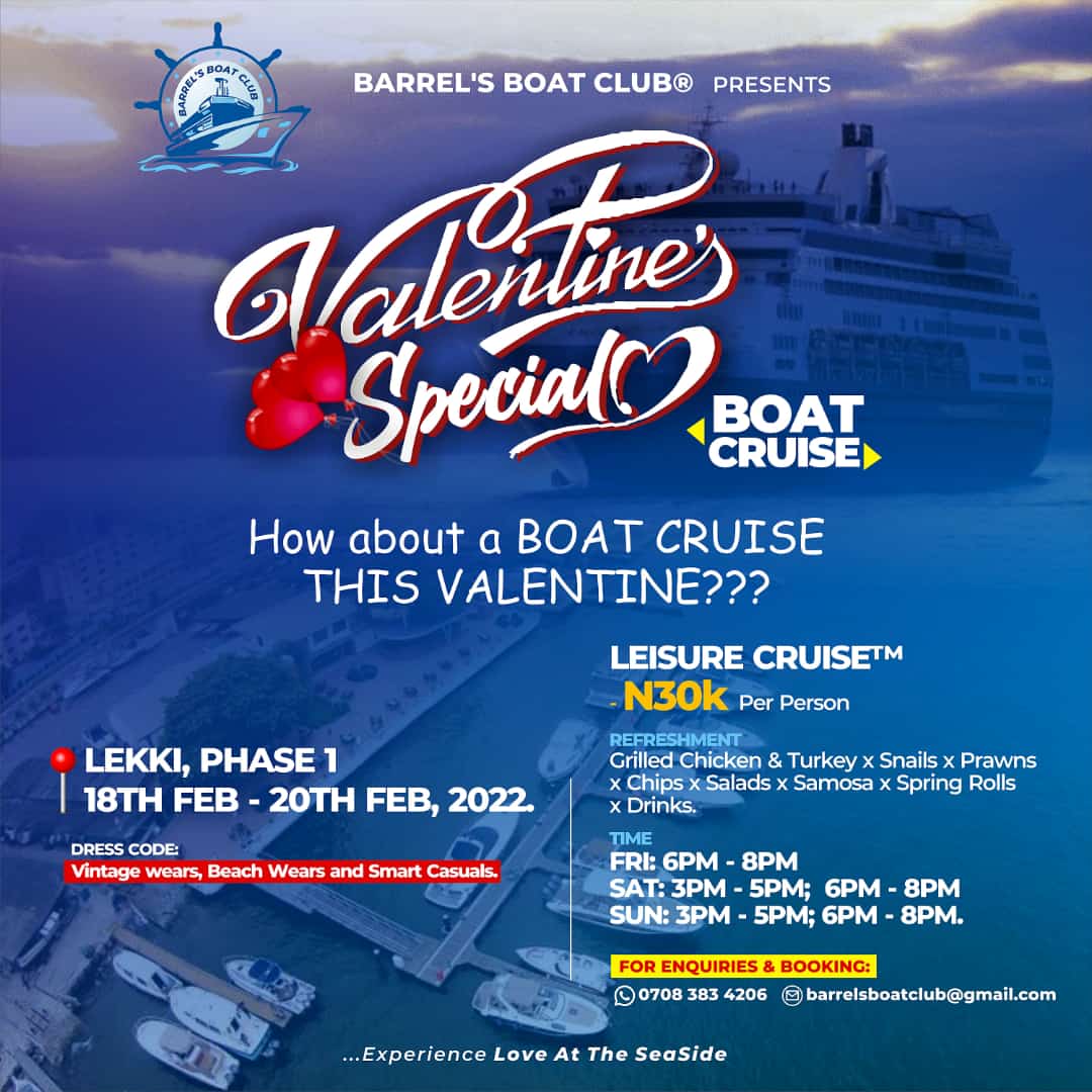 Grandpa_Vybz1's tweet photo. Get your Tickets!

This is going to be the Best Love Experience Ever this Valentine.

Valentine's Specials - Boat Cruise.
For Bookings ✆- 0708 383 4206.

#LeisureCruise™  #LoversTryst™ #SeasideFlex™ #LetsCruise™

Kindly Retweet. 🔃 https://t.co/Og4Vj9oOYx