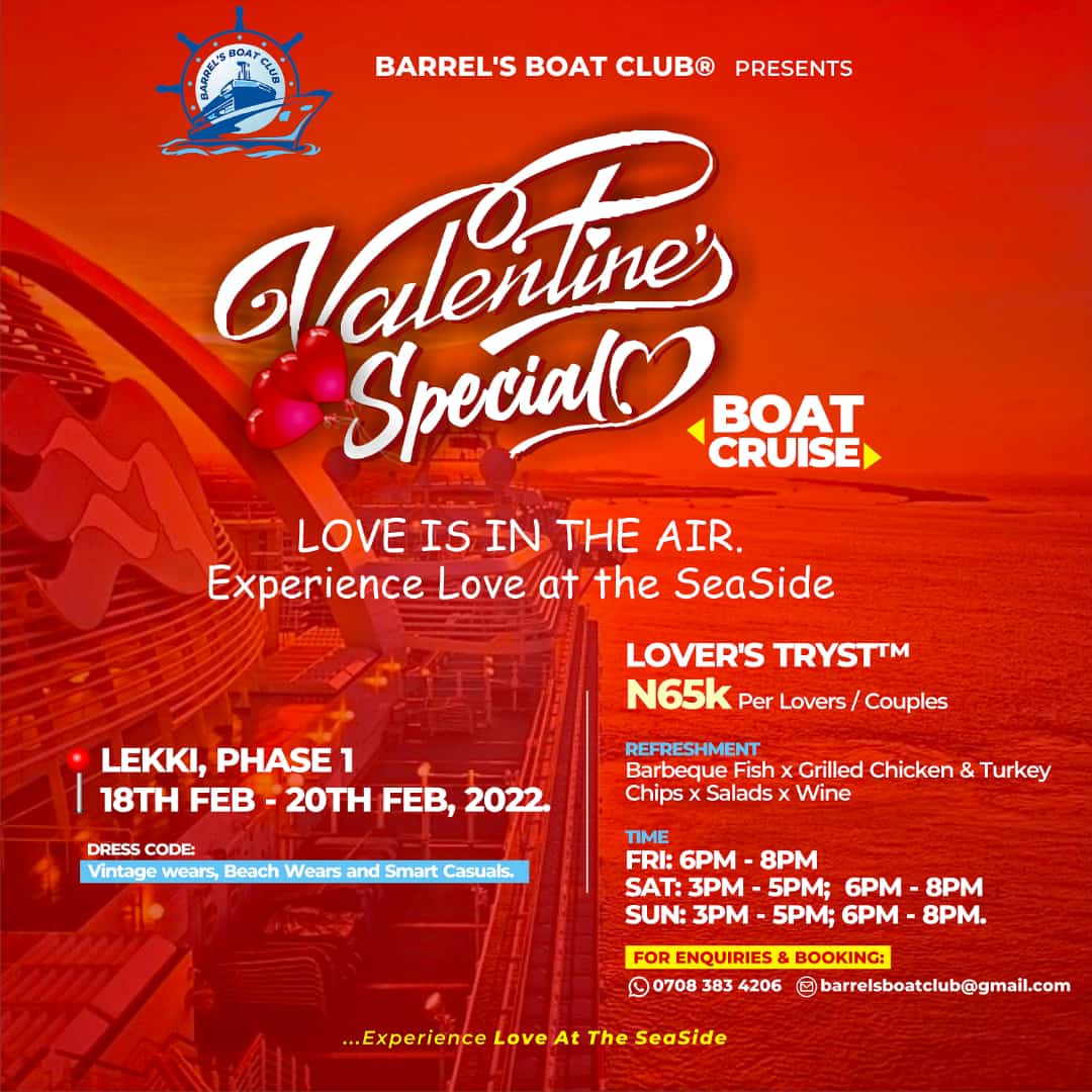Grandpa_Vybz1's tweet photo. Get your Tickets!

This is going to be the Best Love Experience Ever this Valentine.

Valentine's Specials - Boat Cruise.
For Bookings ✆- 0708 383 4206.

#LeisureCruise™  #LoversTryst™ #SeasideFlex™ #LetsCruise™

Kindly Retweet. 🔃 https://t.co/Og4Vj9oOYx