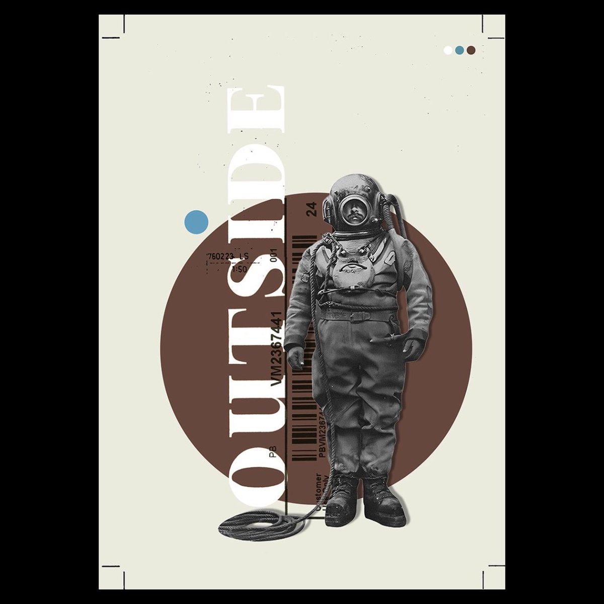 “You have power over your mind - not outside events. Realize this, and you will find strength.” Marcus Aurelius

OUTSIDE © 2022 Barbara Gibson, digital #collage #editorial #editorialillustration