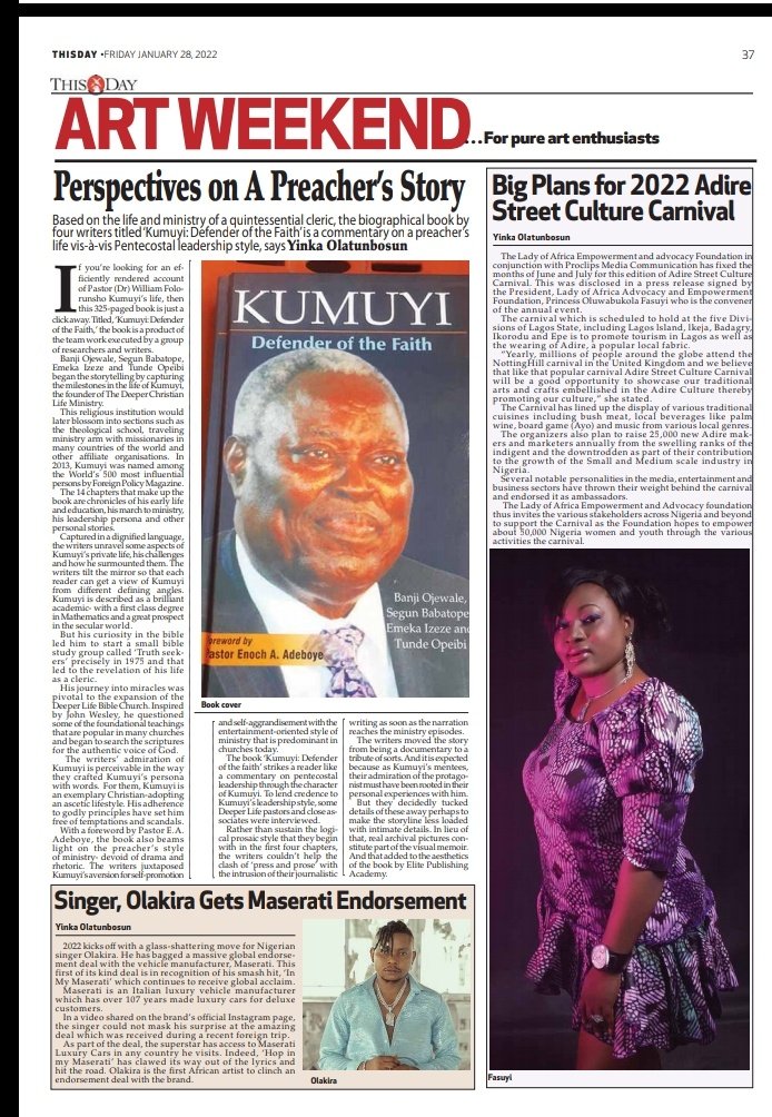 THISDAYarts's tweet photo. Yesterday on Art Weekend, THISDAY Newspapers https://t.co/JZOssX49LB