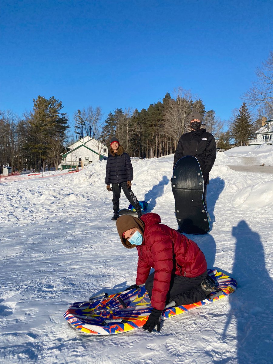 MsVConfesor's tweet photo. Beautiful afternoon tobogganing on Matthews Hill with Presley πΆ and a couple of my Upper students, Mo β22, Efe β23, and Yukun β25! βοΈππ·
#LCSUpper #LakefieldCollege #LCSBoarding #OutdoorsEveryday @LakefieldCS https://t.co/Oinh26FKhh